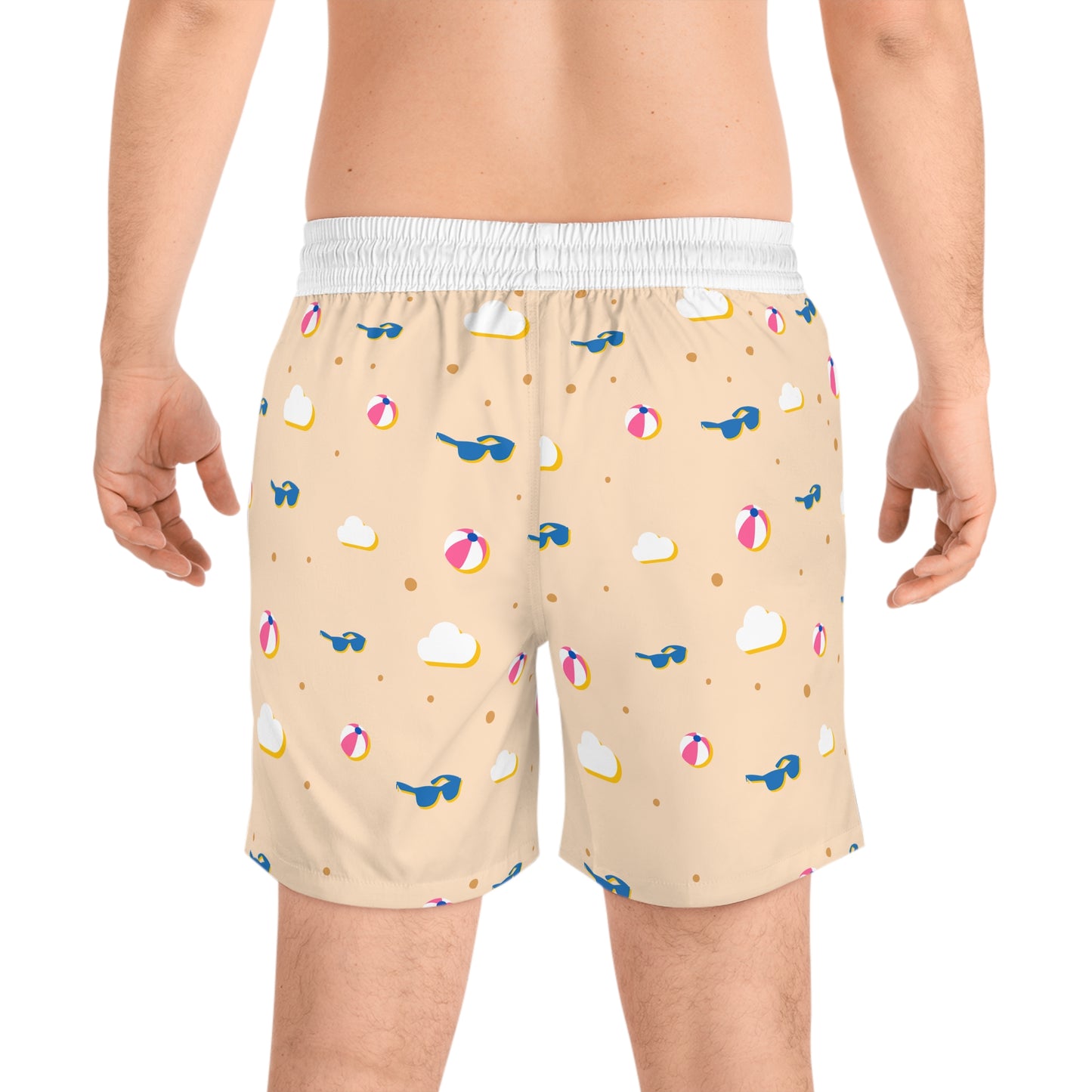 Men's Mid-Length Swim Shorts (AOP)