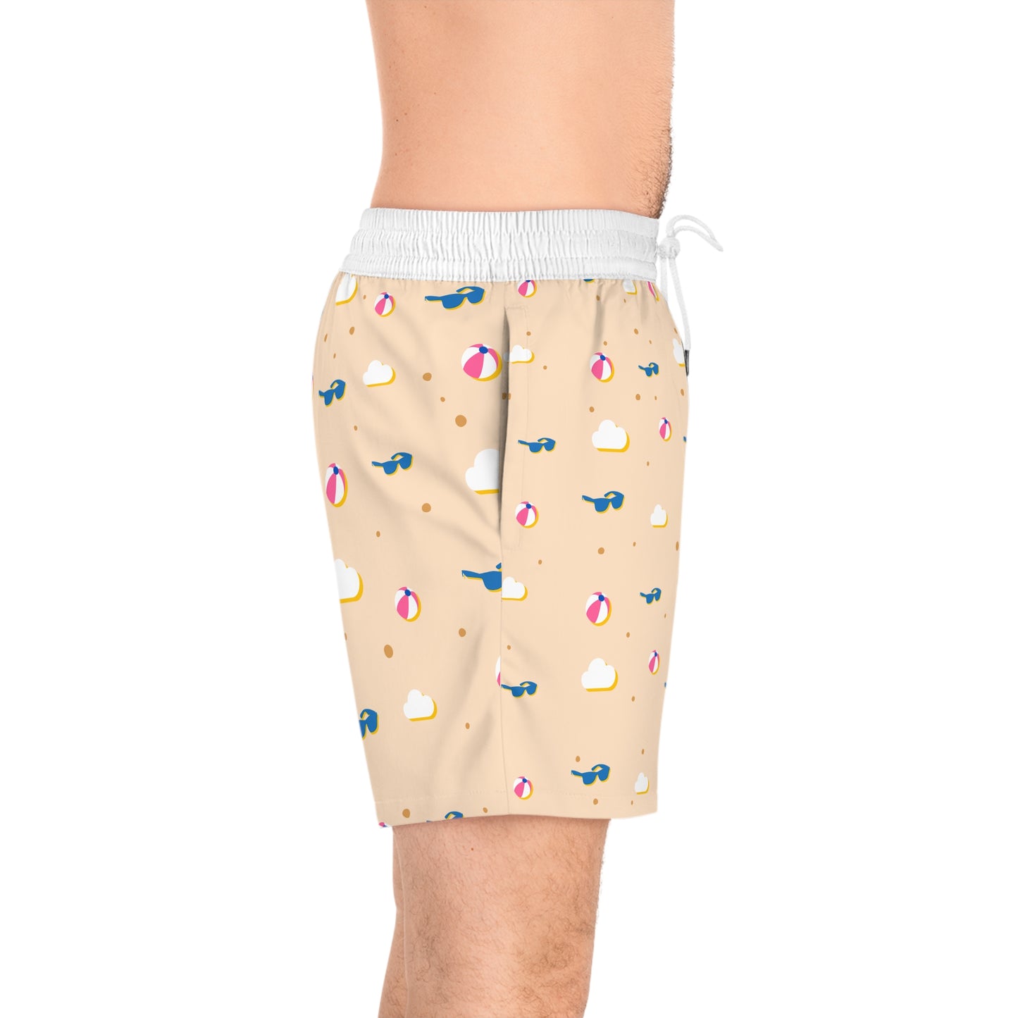 Men's Mid-Length Swim Shorts (AOP)